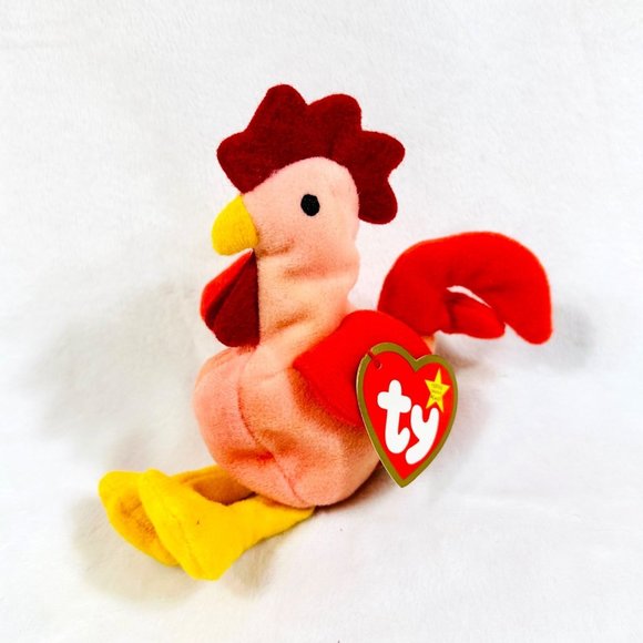 1st Edition Eric Carle Rooster is Off to See the World Paired with a Ty Rooster - Picture 8 of 15